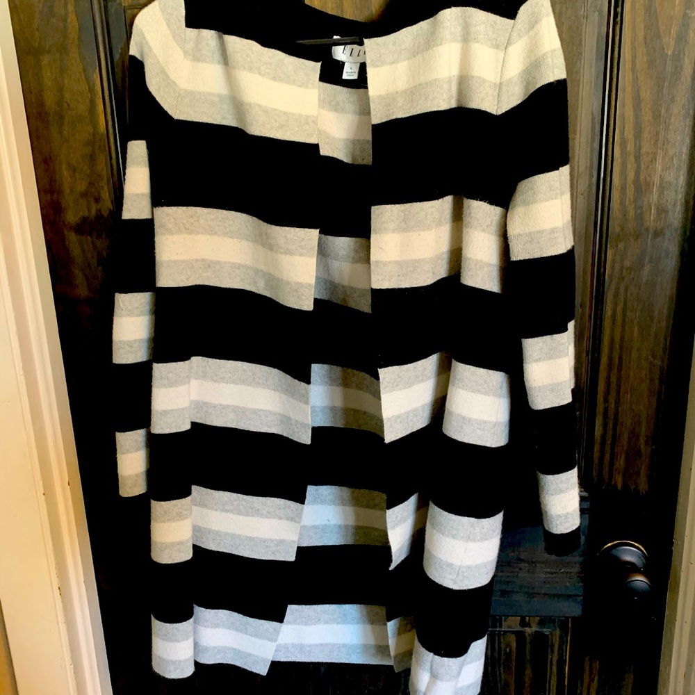 Knee length cardigan